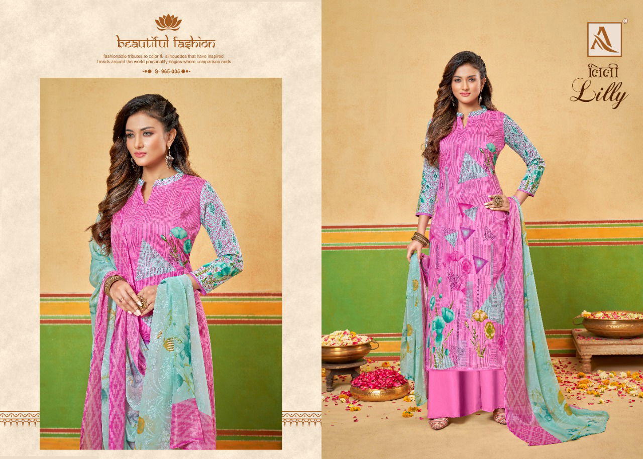Alok Lilly 2 New Designer Fancy Casual Wear Jam Cotton Digital Print Dress Material Collection